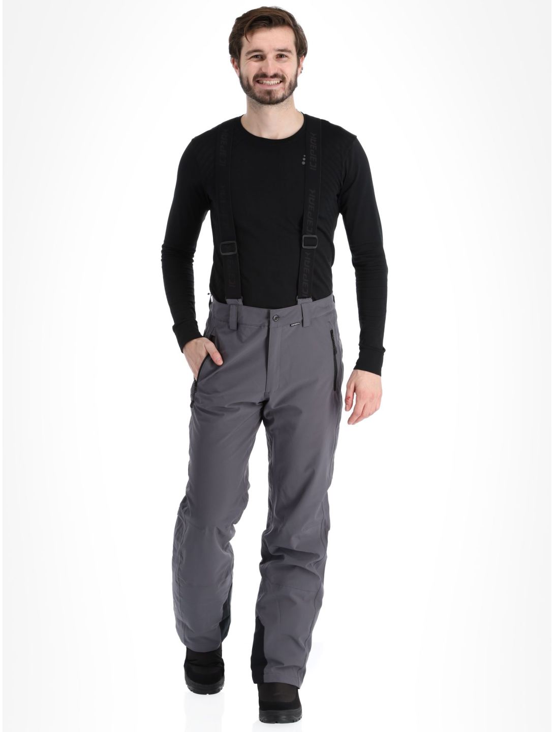 Icepeak, Freiberg pantalon de ski hommes Granite gris 