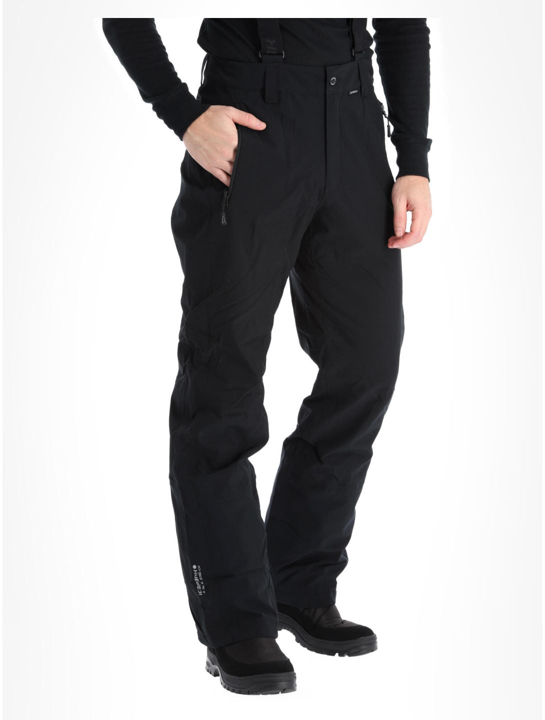 Icepeak, Freiberg pantalon de ski hommes Black noir 