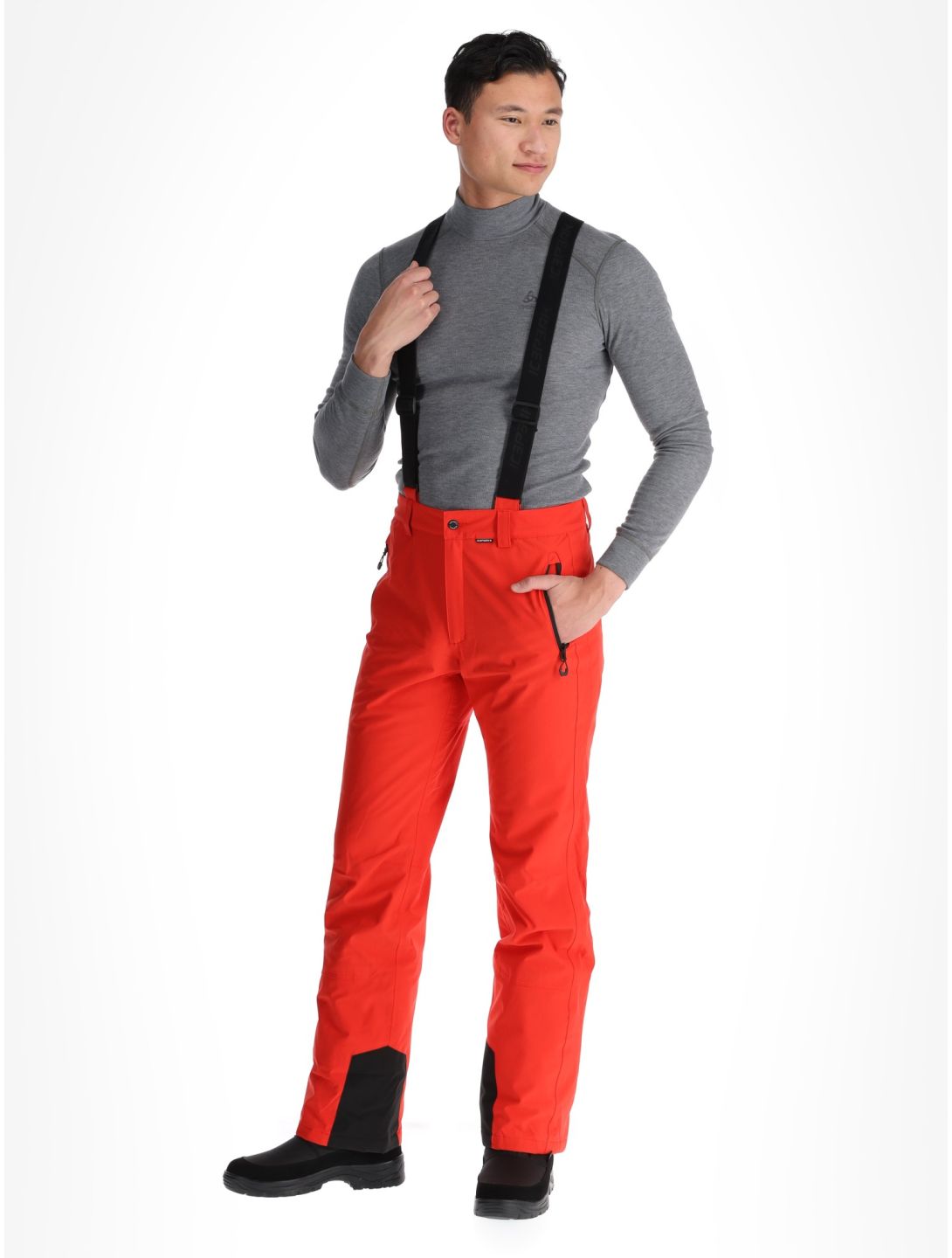 Icepeak, Freiberg pantalon de ski modèle long hommes Coral-Red rouge 