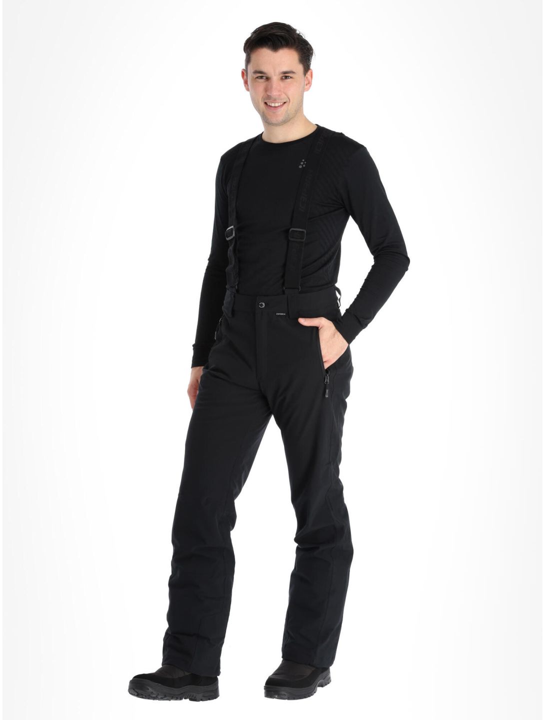 Icepeak, Freiberg pantalon de ski modèle long hommes Black noir 