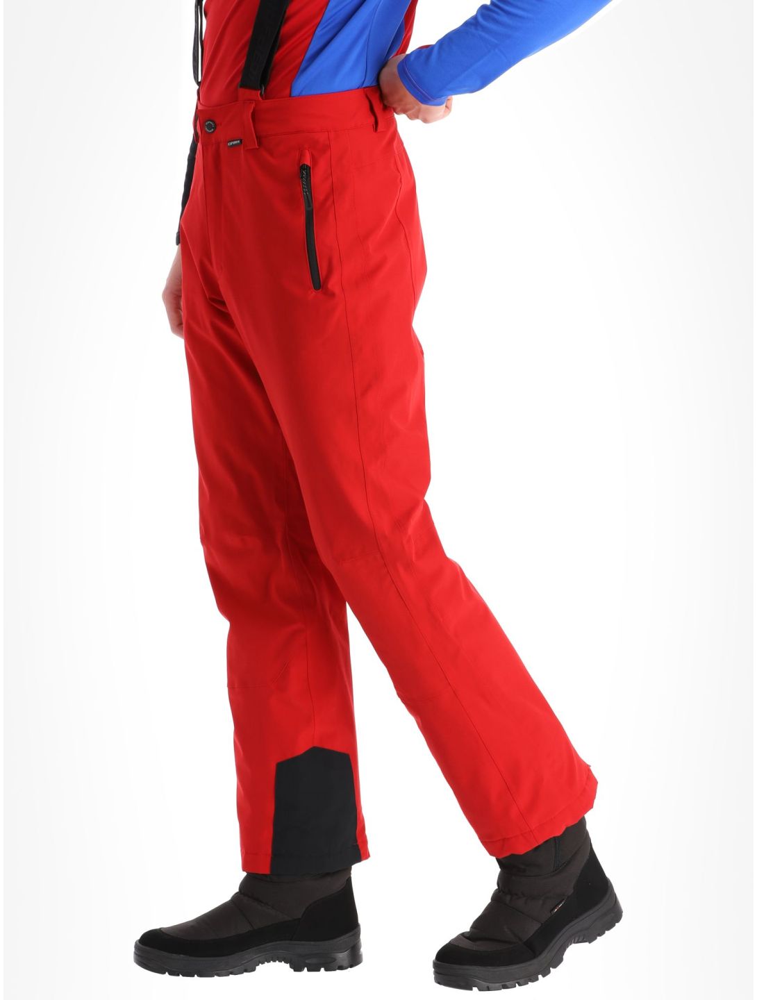 Icepeak, Freiberg pantalon de ski modèle court hommes Burgundy bordeaux 