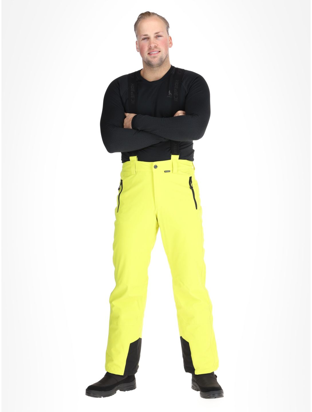 Icepeak, Freiberg pantalon de ski modèle court hommes Aloe vert 