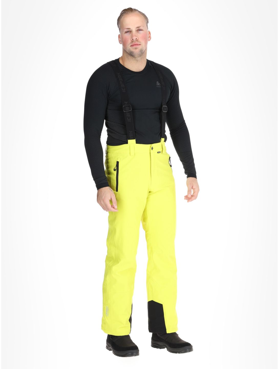 Icepeak, Freiberg pantalon de ski modèle court hommes Aloe vert 