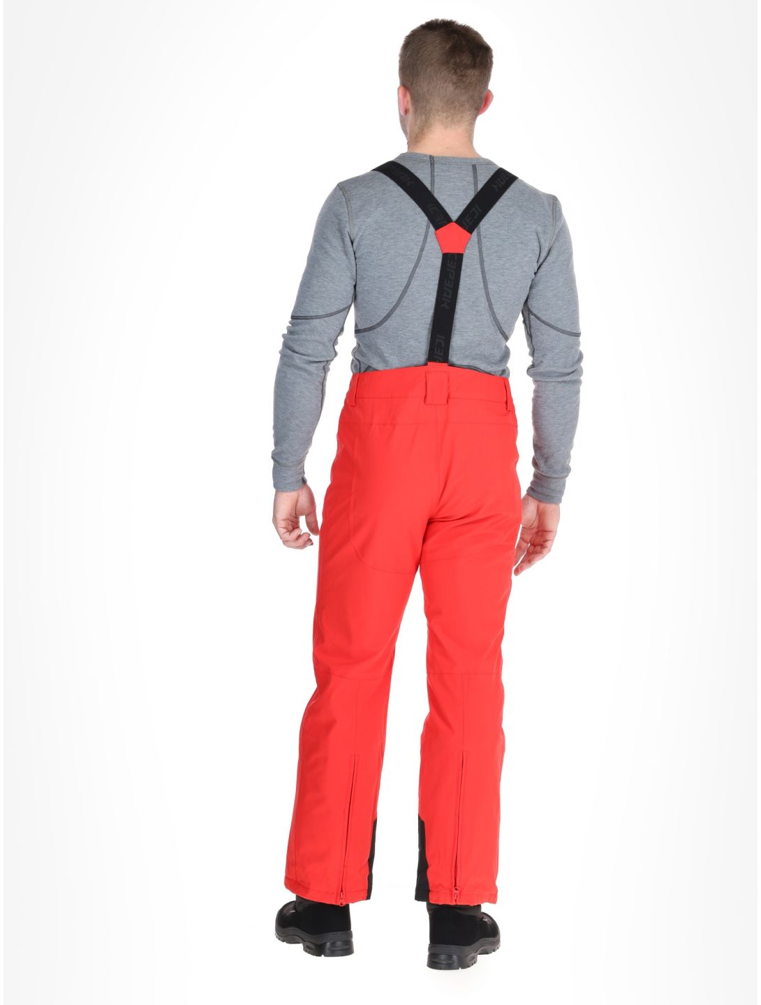 Icepeak, Freiberg pantalon de ski modèle court hommes Coral-Red rouge 