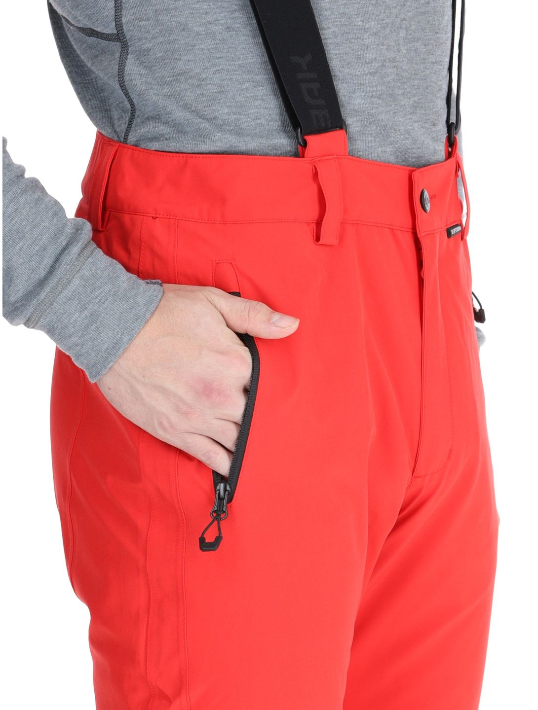 Icepeak, Freiberg pantalon de ski modèle court hommes Coral-Red rouge 