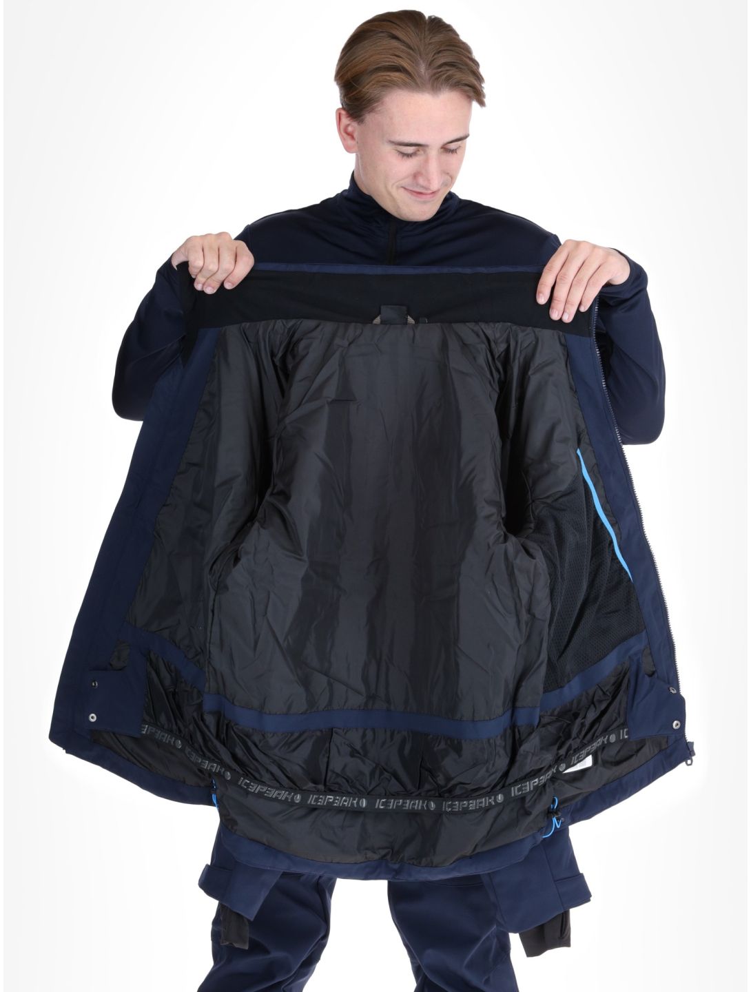 Icepeak, Fremont veste de ski hommes Dark Blue bleu 