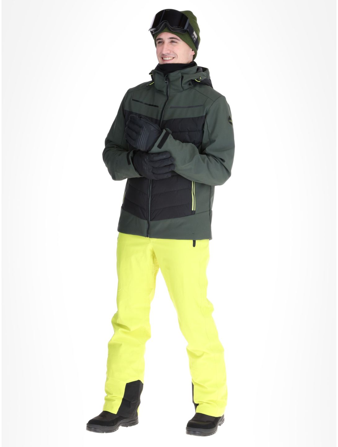 Icepeak, Fremont veste de ski hommes Dark Olive vert 