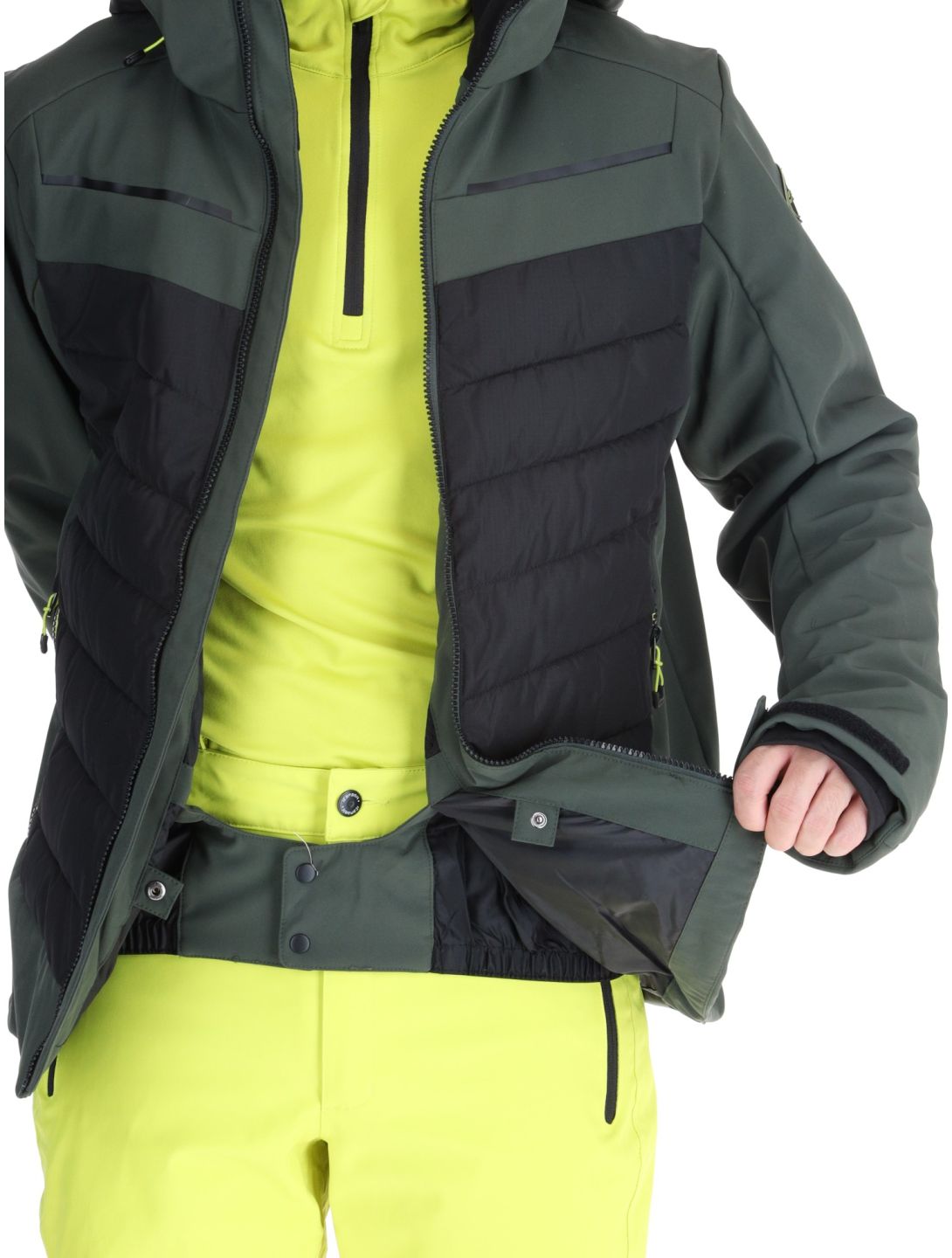 Icepeak, Fremont veste de ski hommes Dark Olive vert 