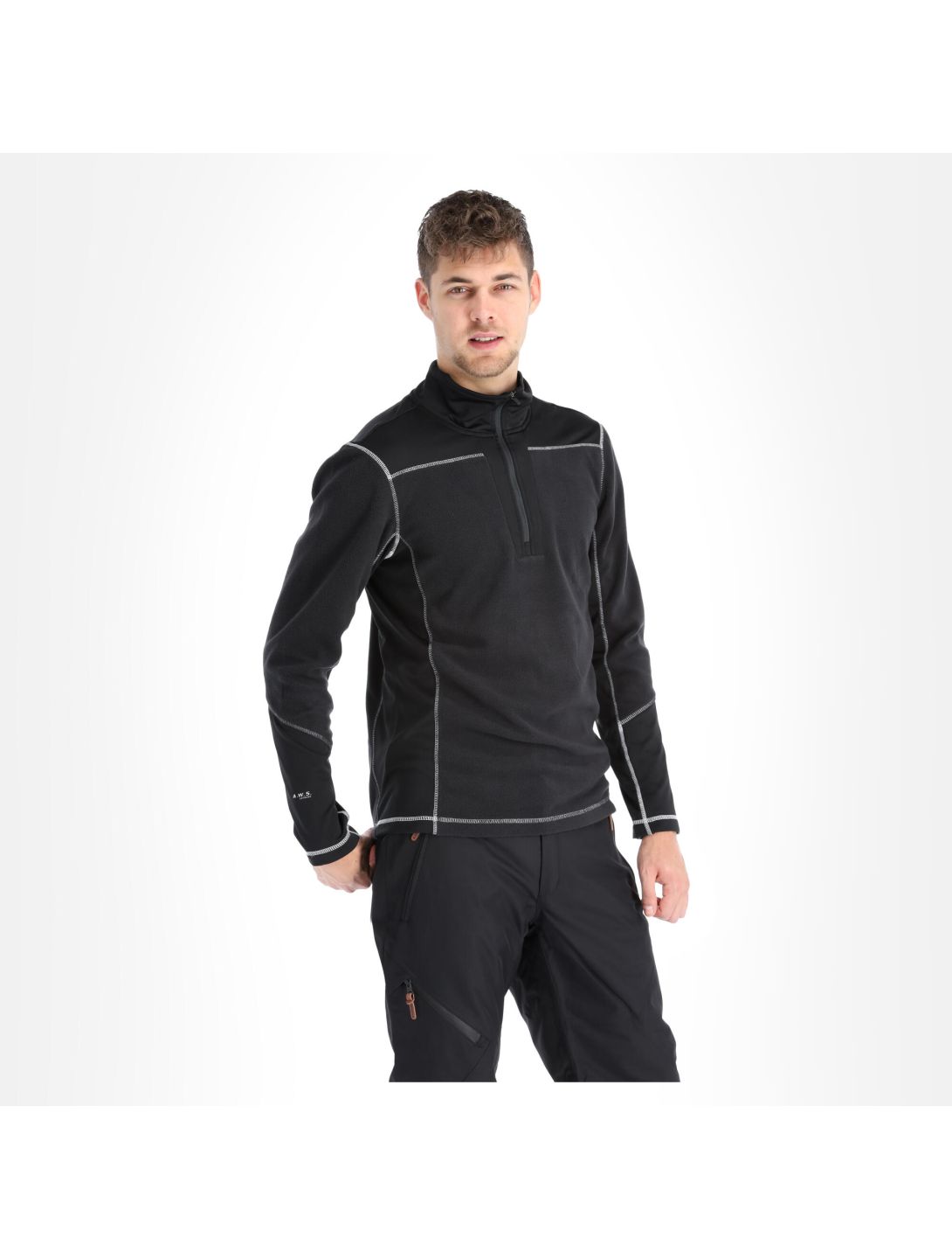 Icepeak, Fresnes pull de ski hommes anthracite gris 