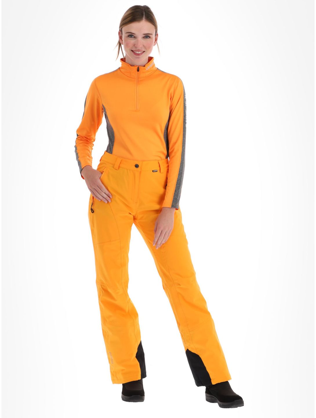 Icepeak, Freyung pantalon de ski femmes Abricot orange 