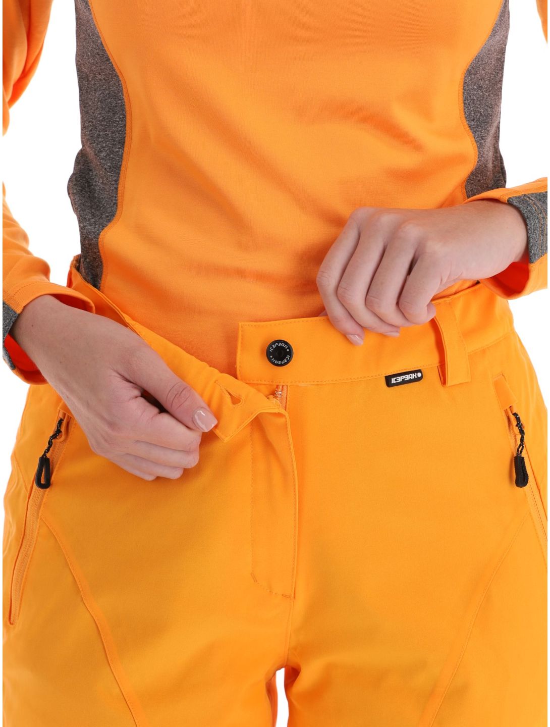 Icepeak, Freyung pantalon de ski femmes Abricot orange 