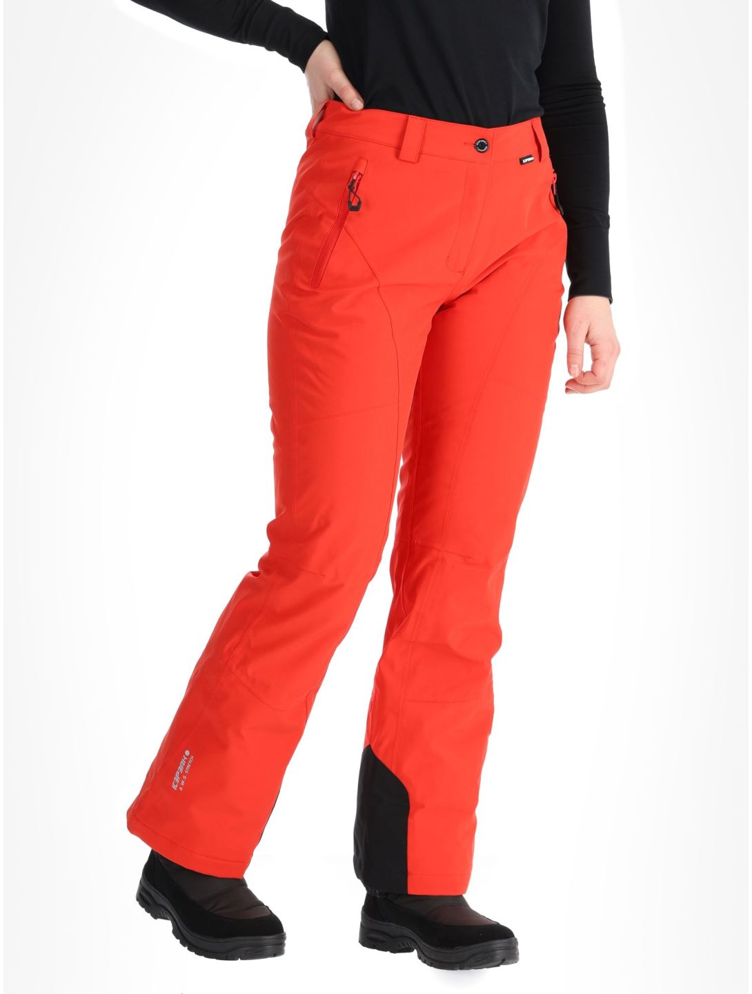 Icepeak, Freyung pantalon de ski modèle court femmes Coral-Red rouge 