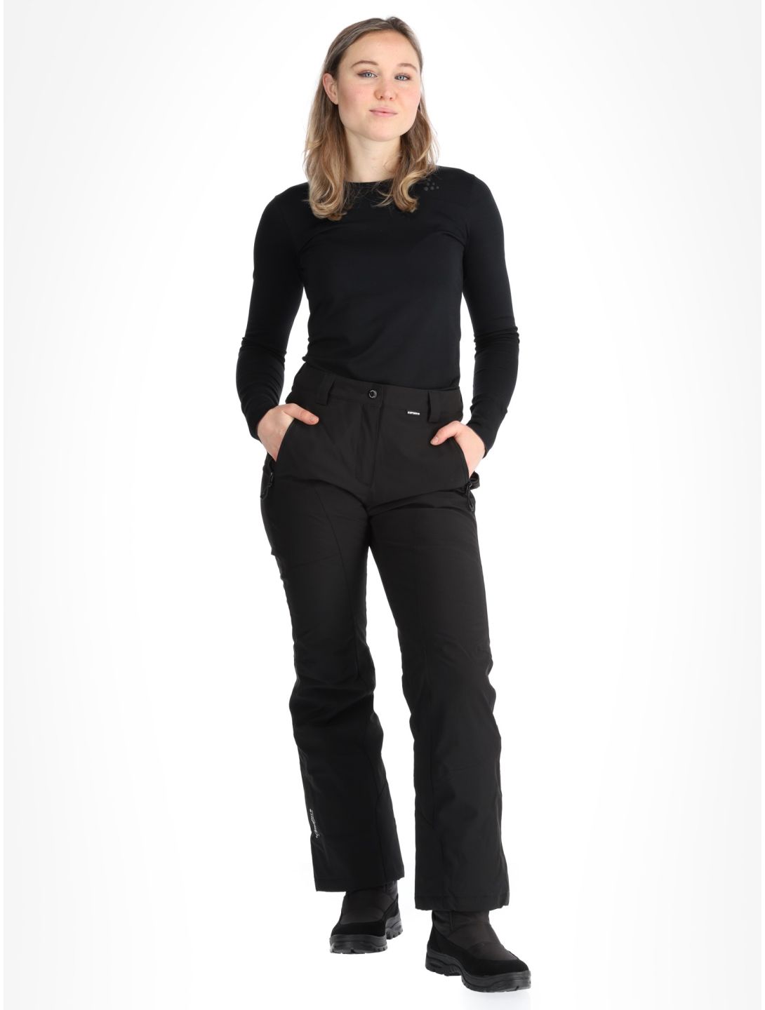 Icepeak, Freyung pantalon de ski modèle court femmes Black noir 