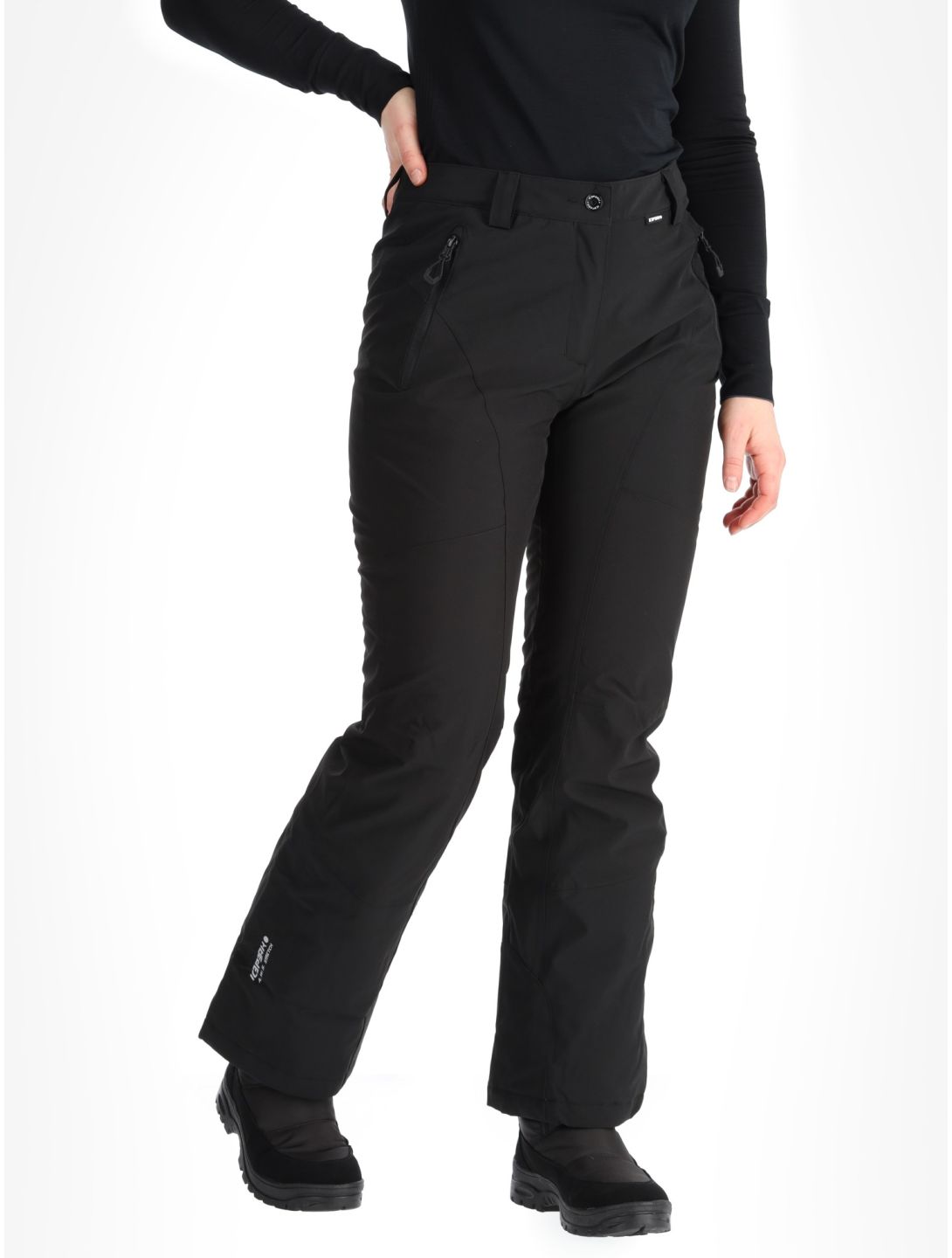 Icepeak, Freyung pantalon de ski modèle court femmes Black noir 