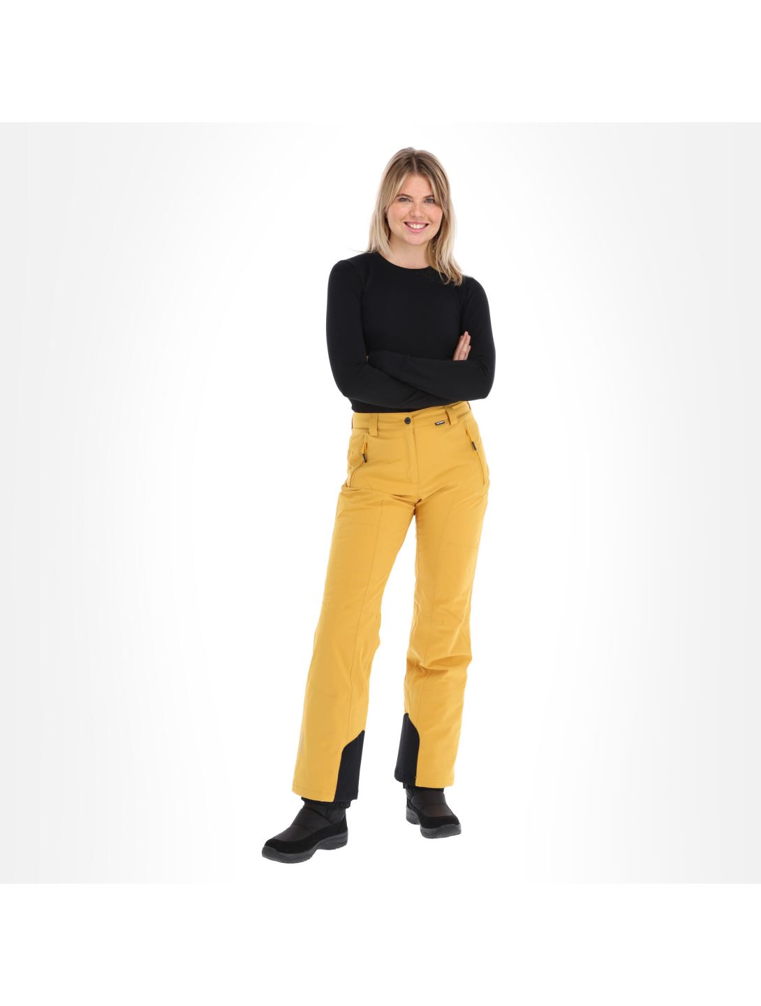 Icepeak, Freyung pantalon de ski slim fit femmes fudge brun 