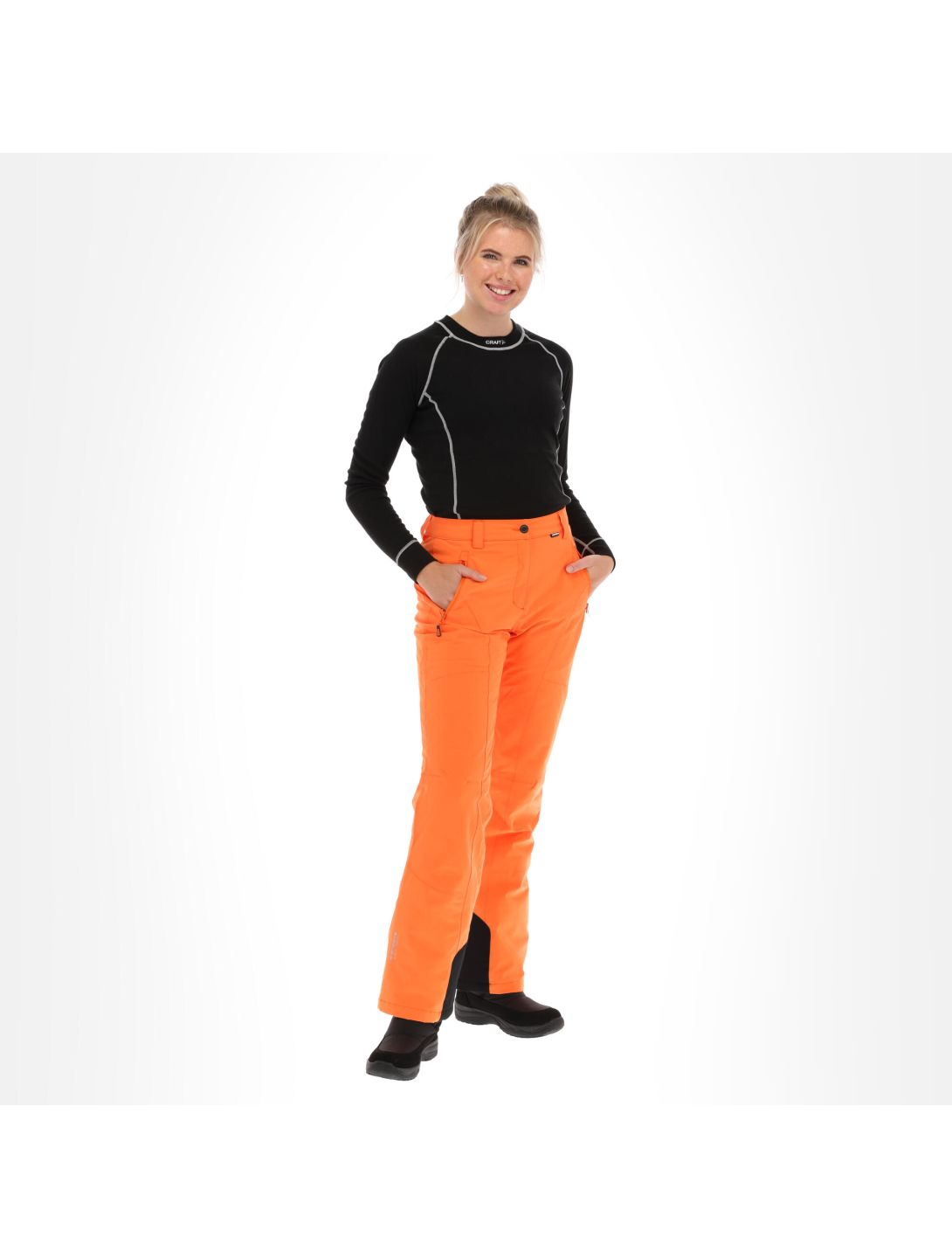 Icepeak, Freyung pantalon de ski slim fit femmes orange 