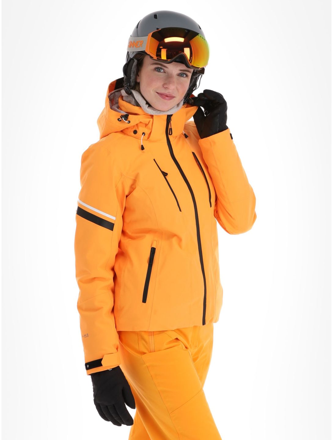 Icepeak, Friona veste de ski femmes Abricot orange 