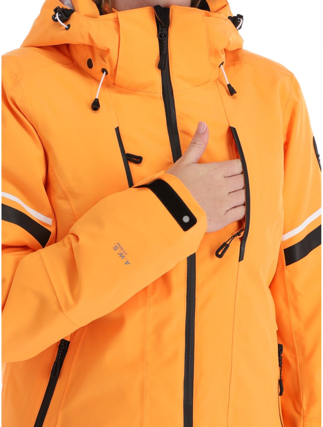 Icepeak, Friona veste de ski femmes Abricot orange 