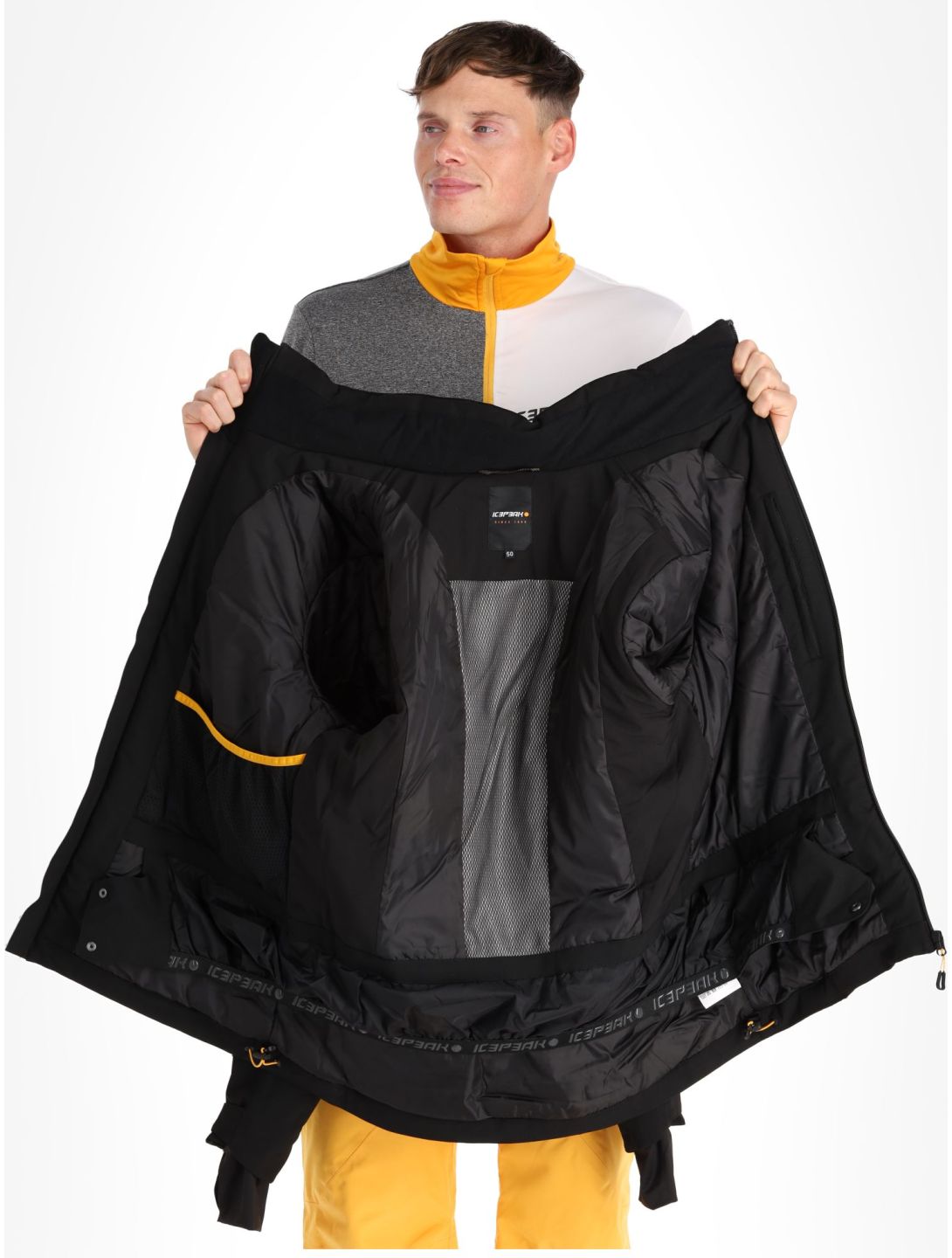 Icepeak, Frisco veste de ski hommes Black noir 