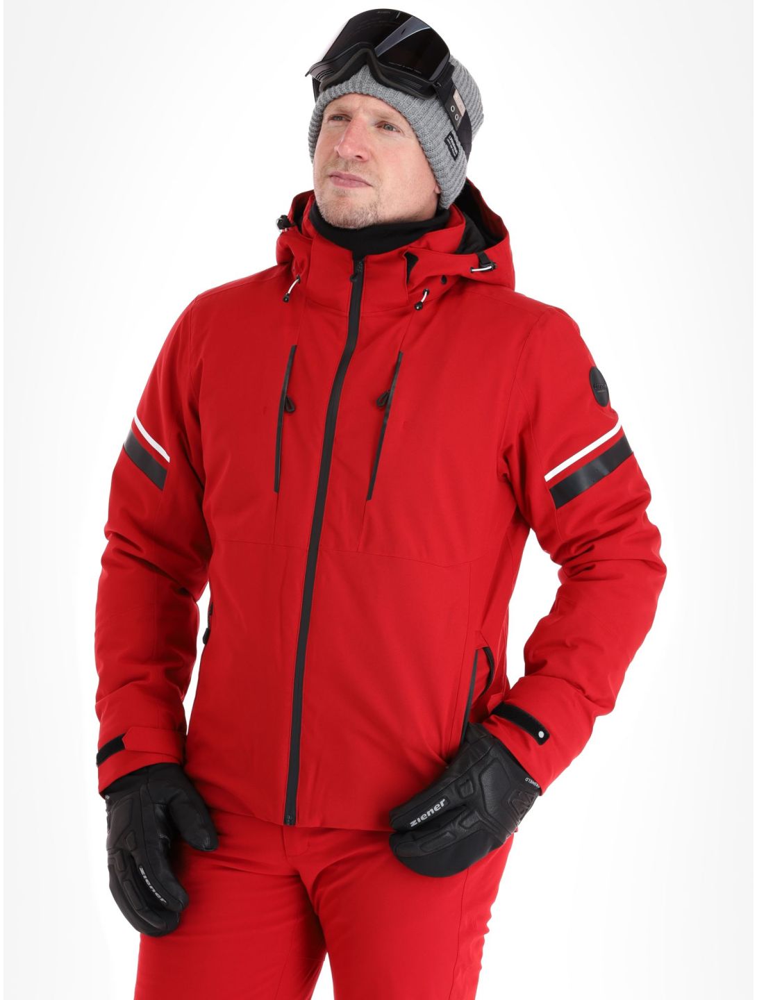 Icepeak, Frisco veste de ski hommes Burgundy bordeaux 