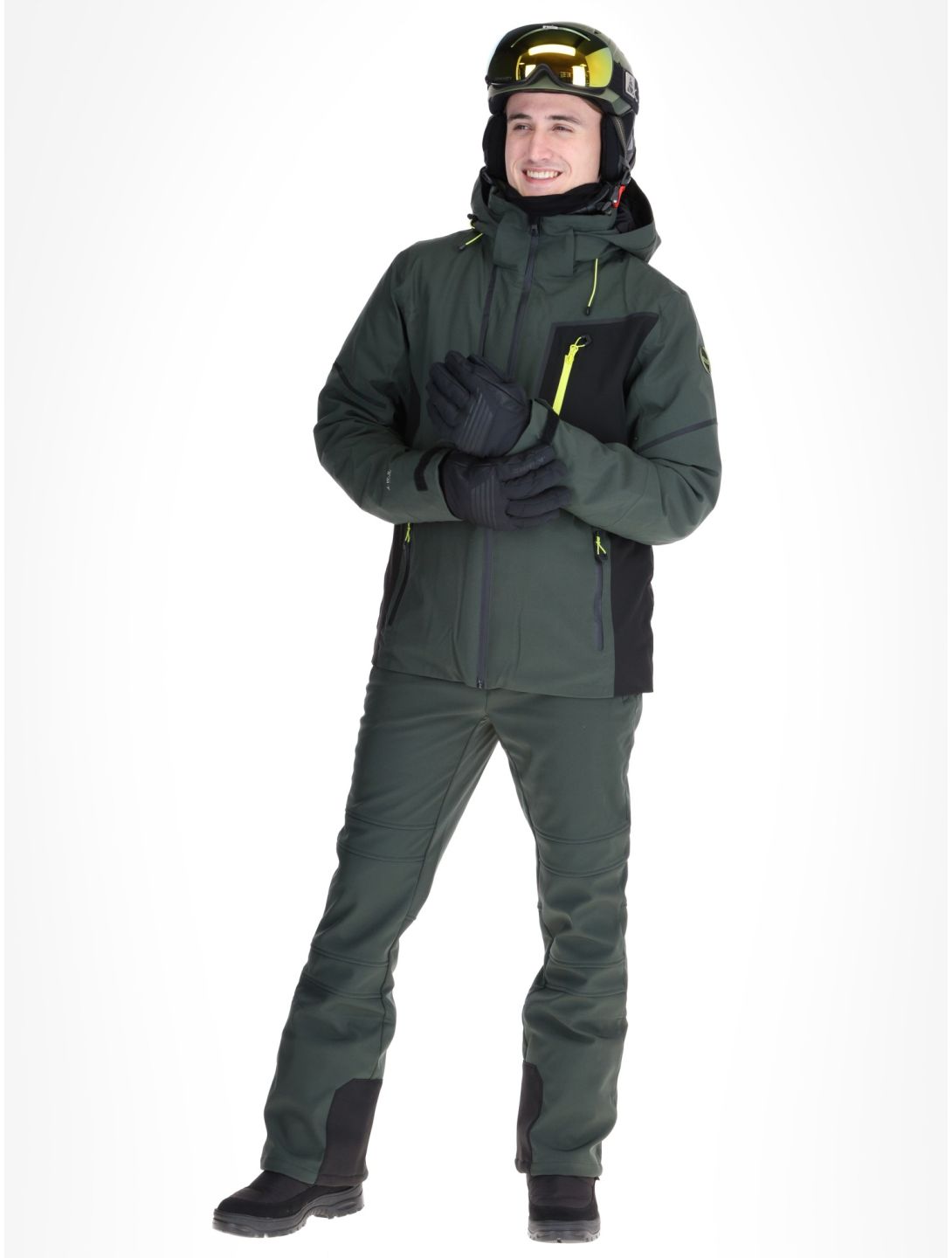 Icepeak, Frisco veste de ski hommes Dark Olive vert 