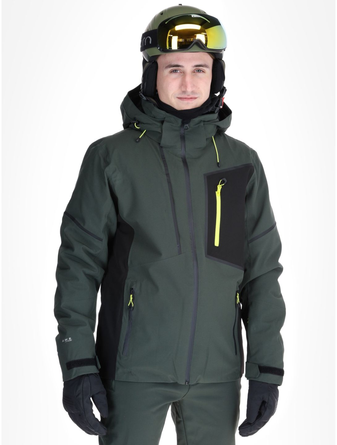 Icepeak, Frisco veste de ski hommes Dark Olive vert 