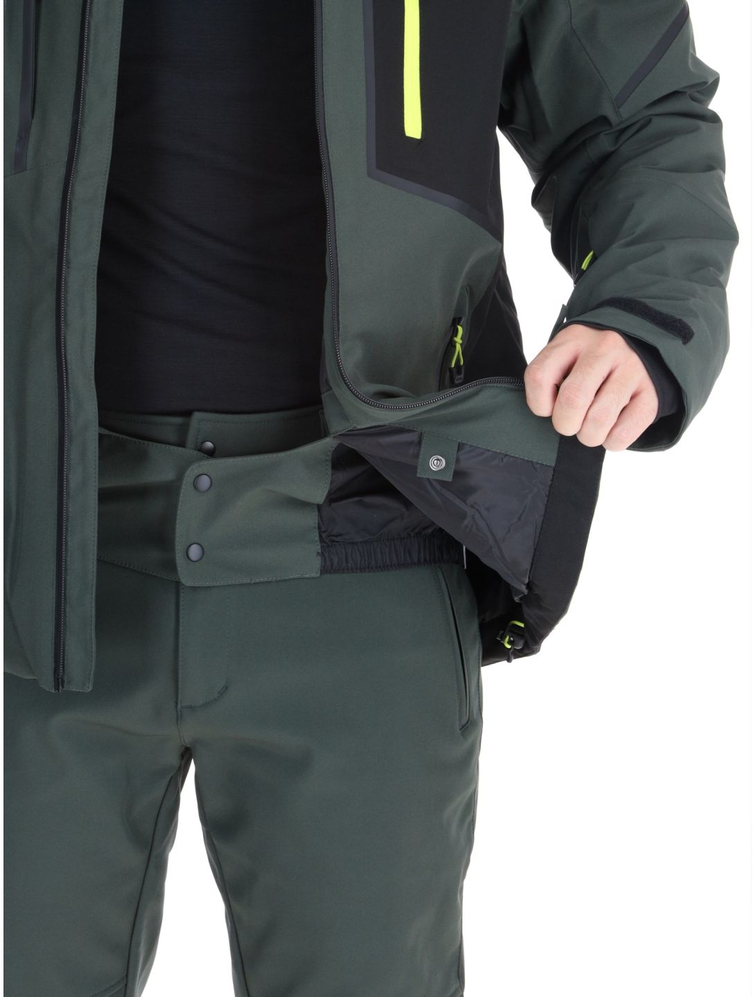 Icepeak, Frisco veste de ski hommes Dark Olive vert 