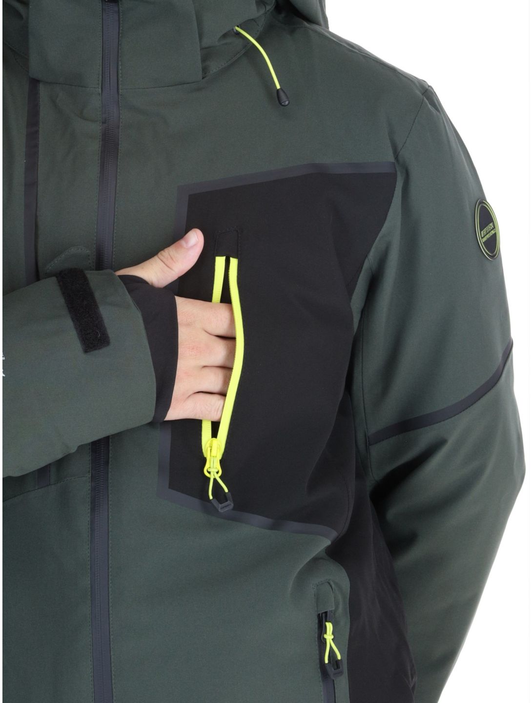 Icepeak, Frisco veste de ski hommes Dark Olive vert 