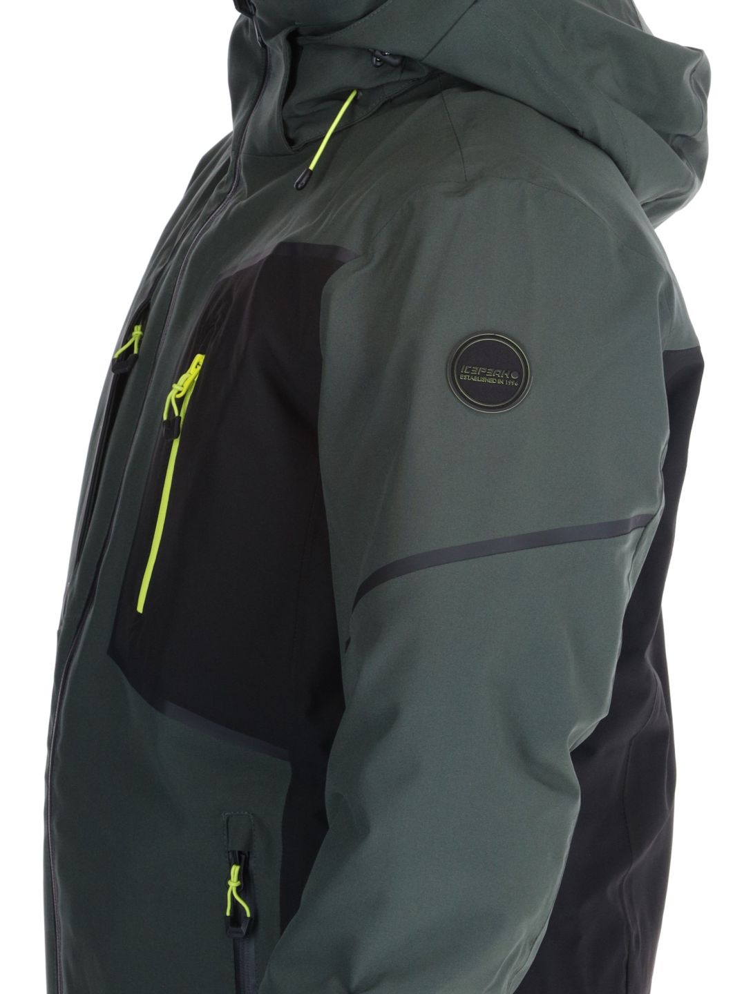 Icepeak, Frisco veste de ski hommes Dark Olive vert 