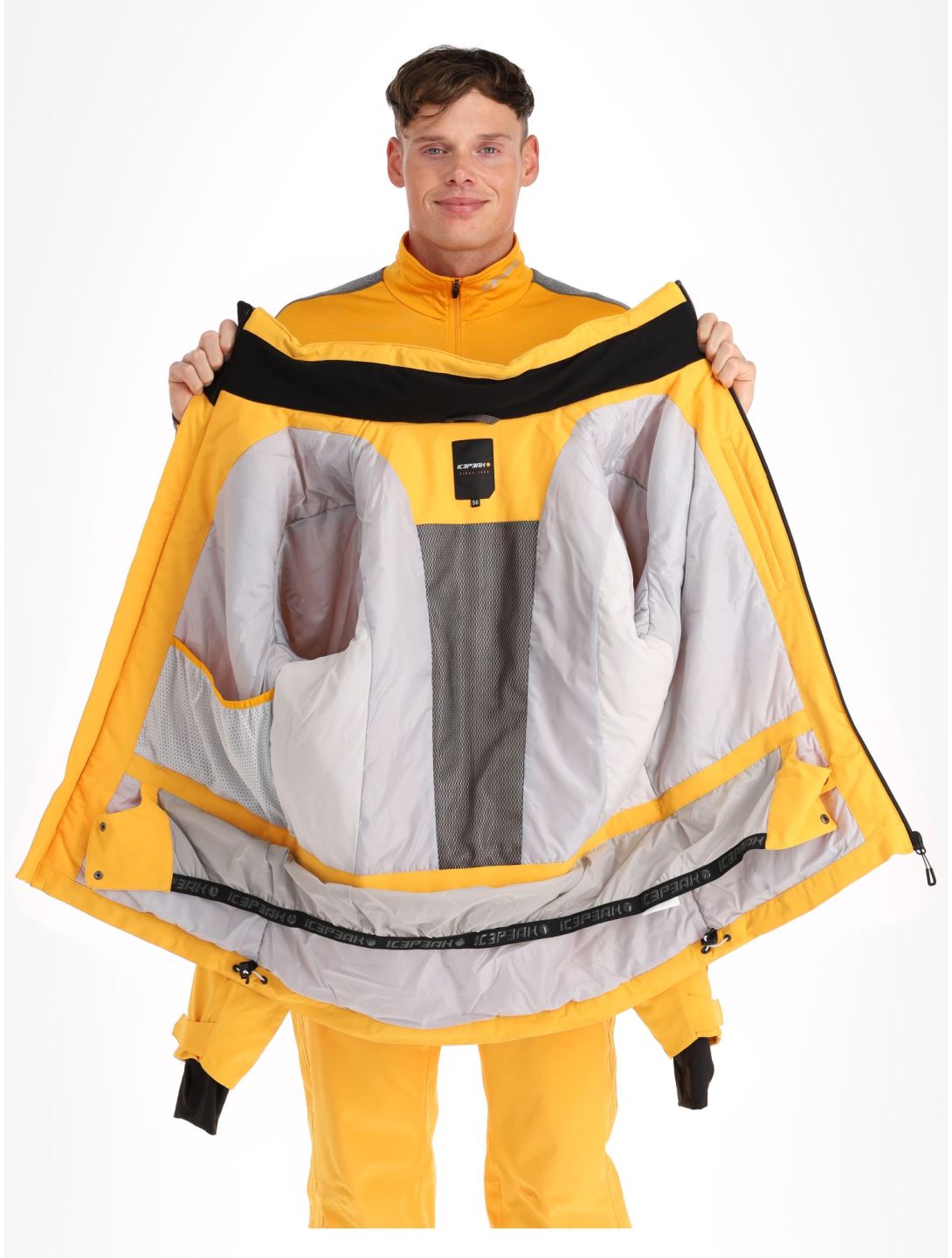 Icepeak, Frisco veste de ski hommes Yellow jaune 