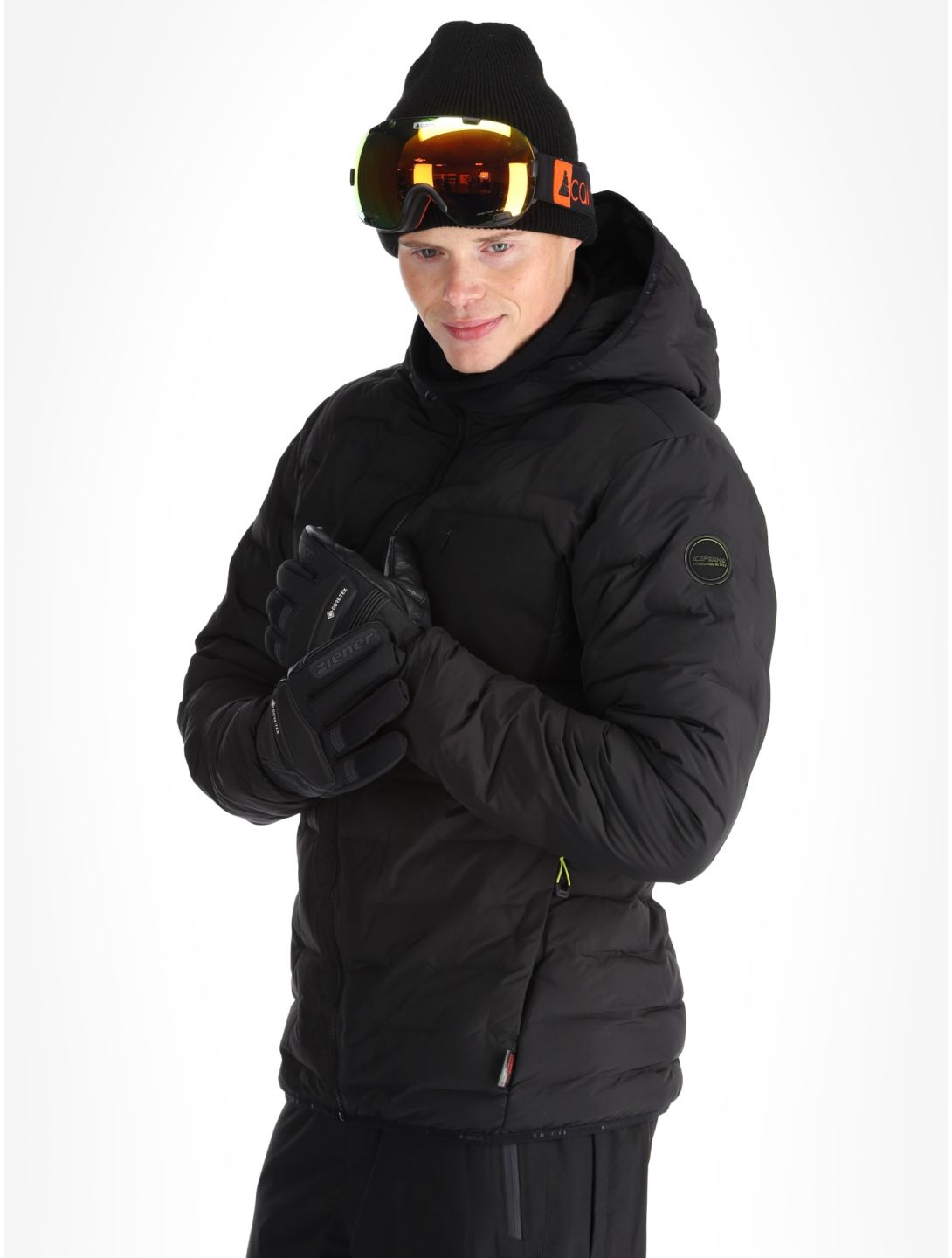 Icepeak, Frontier veste de ski hommes Black noir 