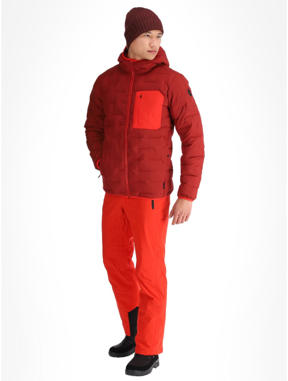 Icepeak, Frontier veste de ski hommes Cranberry rouge 