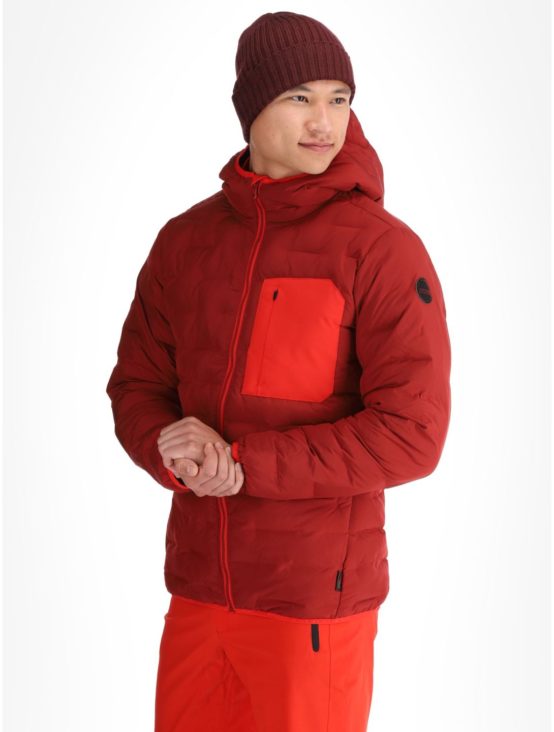 Icepeak, Frontier veste de ski hommes Cranberry rouge 