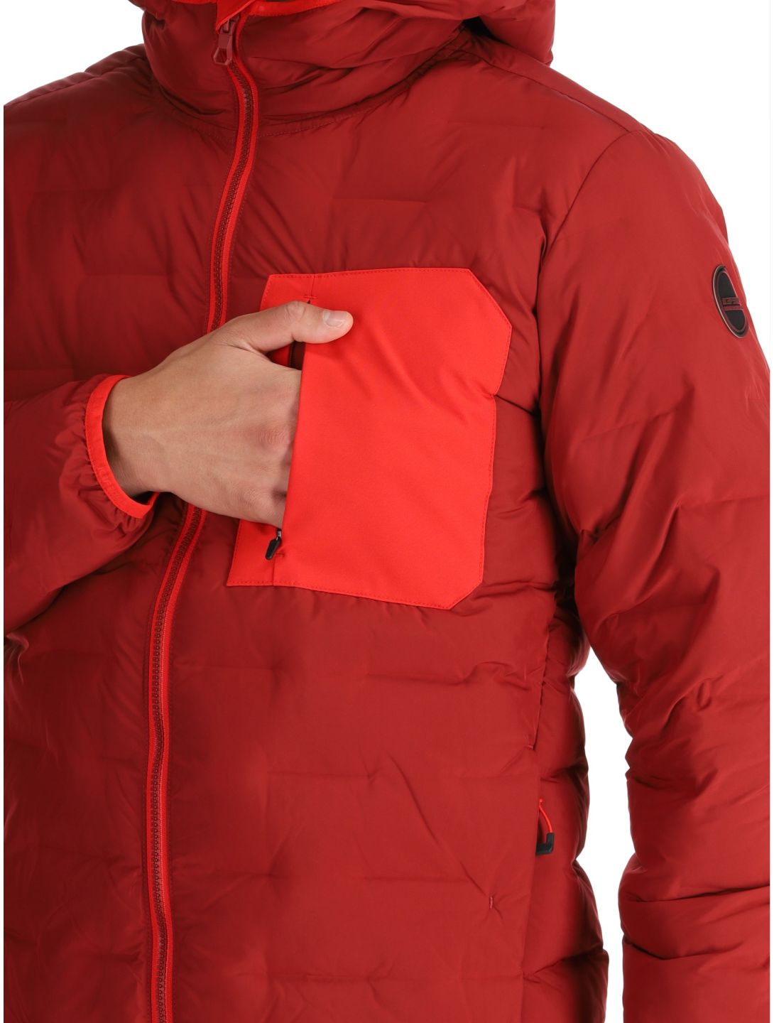 Icepeak, Frontier veste de ski hommes Cranberry rouge 