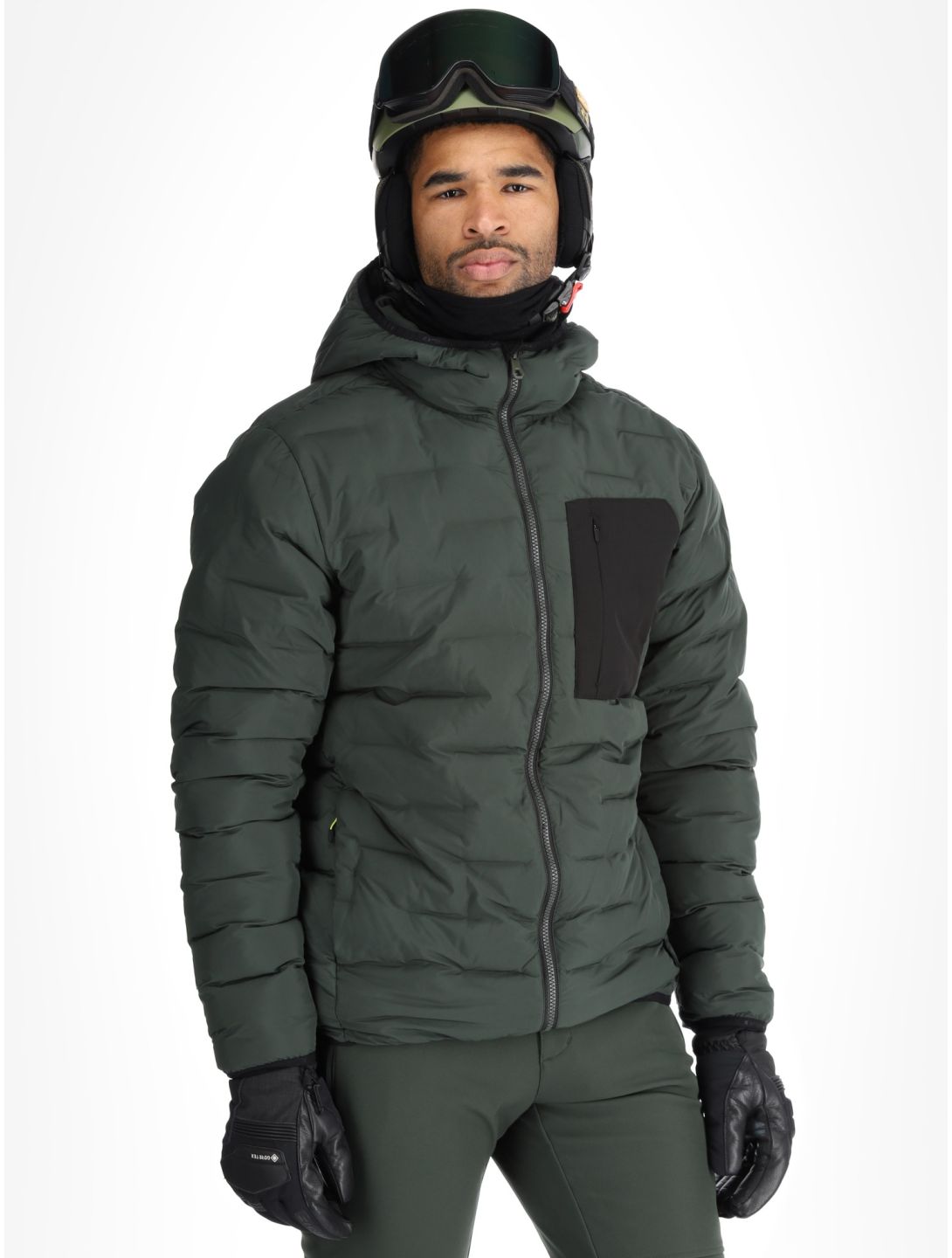 Icepeak, Frontier veste de ski hommes Dark Olive vert 