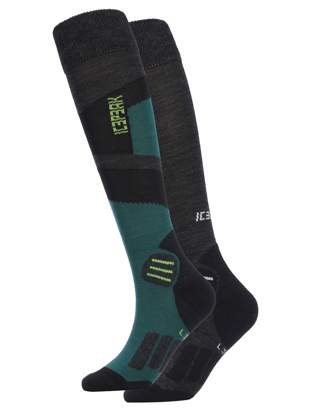 Icepeak, Itasca chaussettes de ski unisexe Antique Green vert 