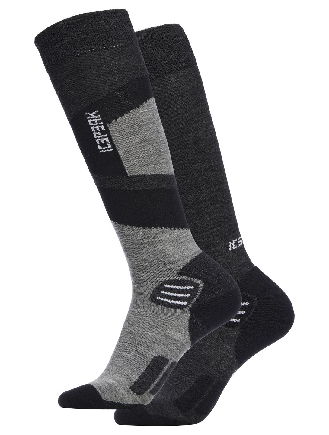 Icepeak, Itasca chaussettes de ski unisexe Lead-Grey gris 