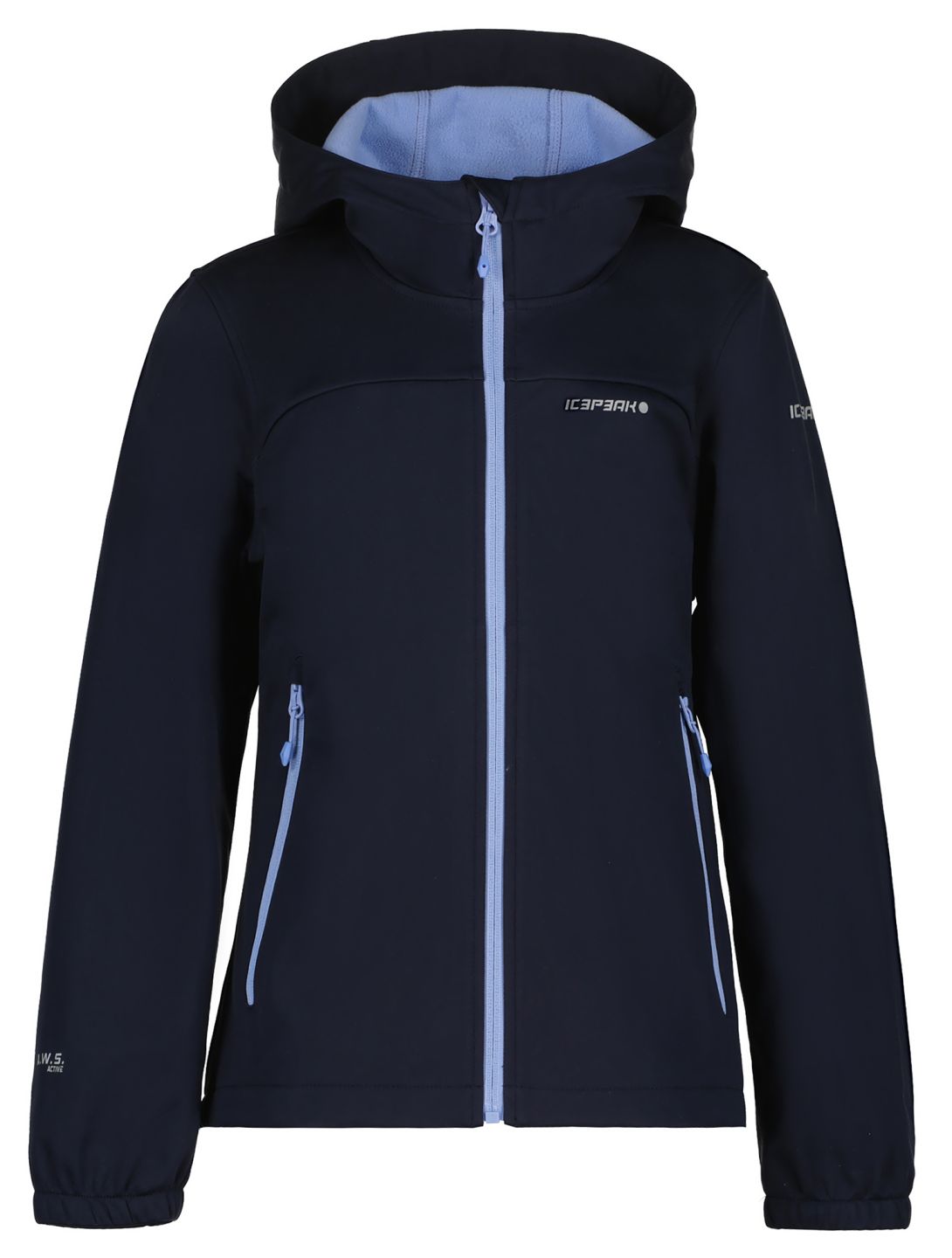 Icepeak Kleve JR veste de ski softshell enfants Blue bleu SkiWebShop