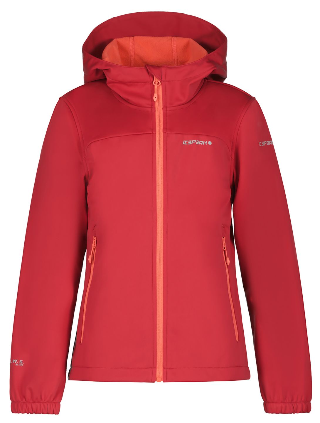 Icepeak, Kleve JR veste de ski softshell enfants Cranberry rouge 