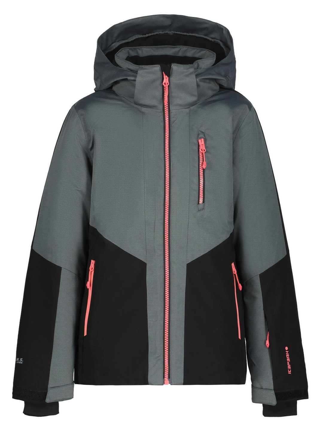 Icepeak Lanett JR veste de ski enfants Black noir SkiWebShop