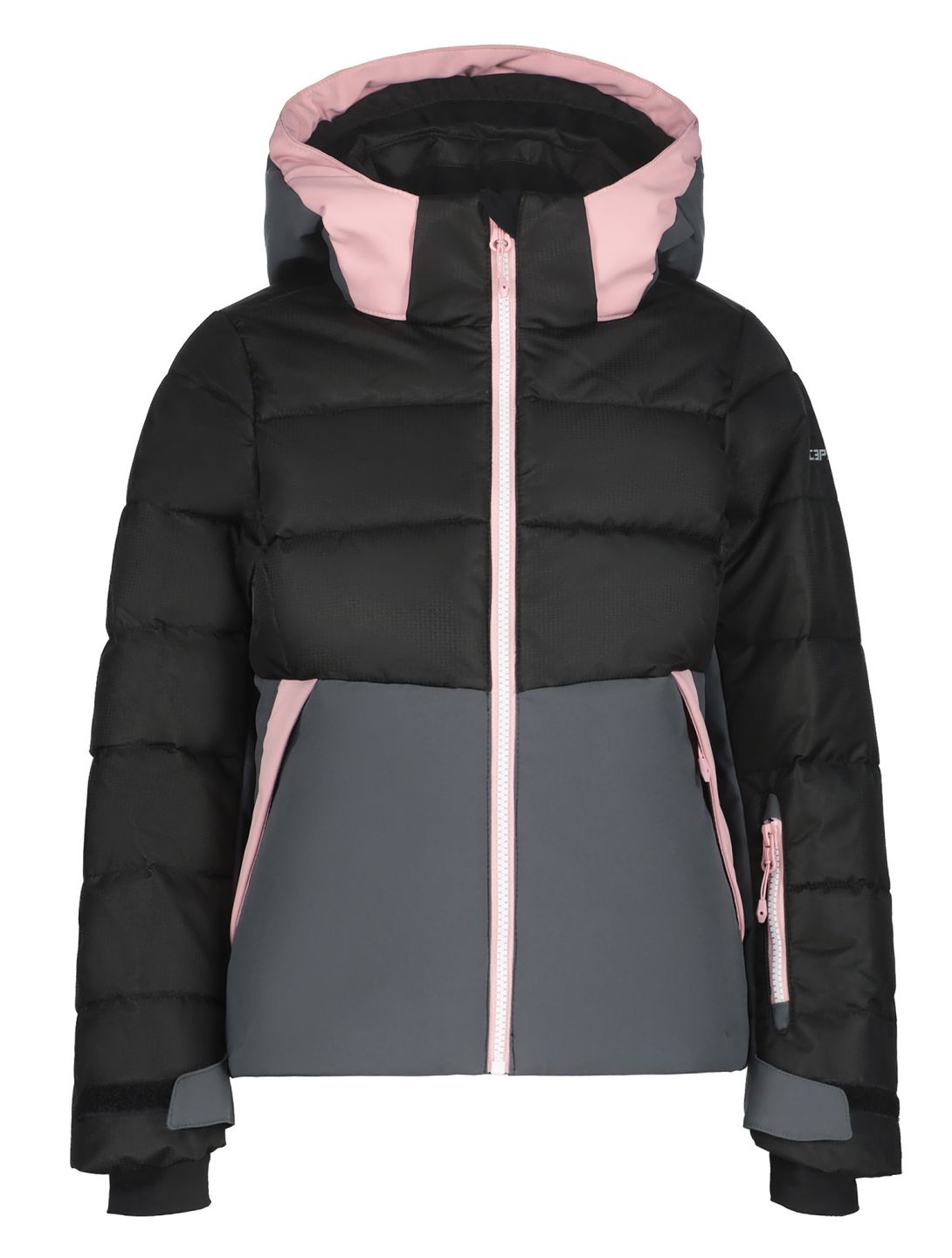 Icepeak, Laval Jr veste de ski enfants Black noir, rose 