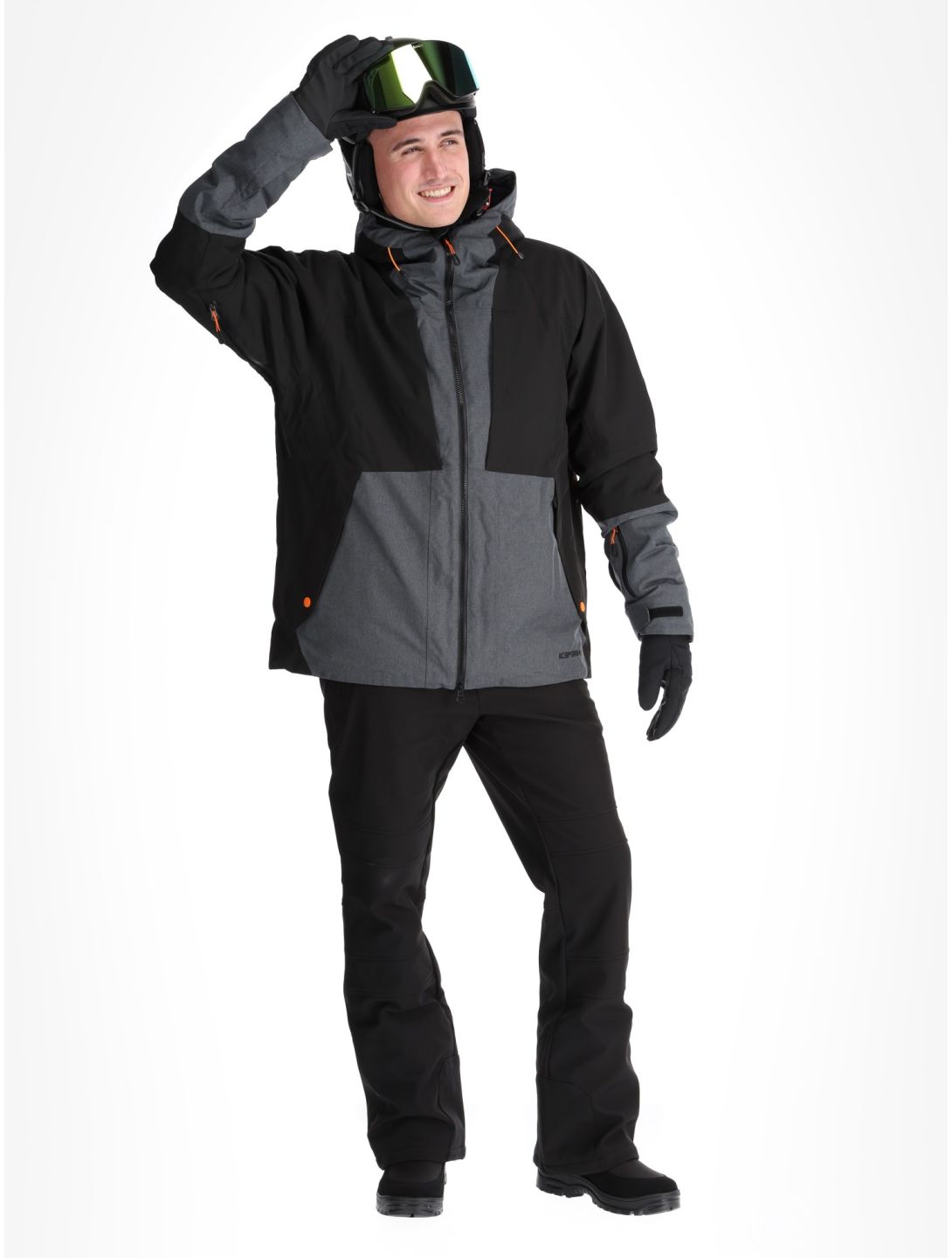 Icepeak, Yaakov veste de ski hommes Black noir 