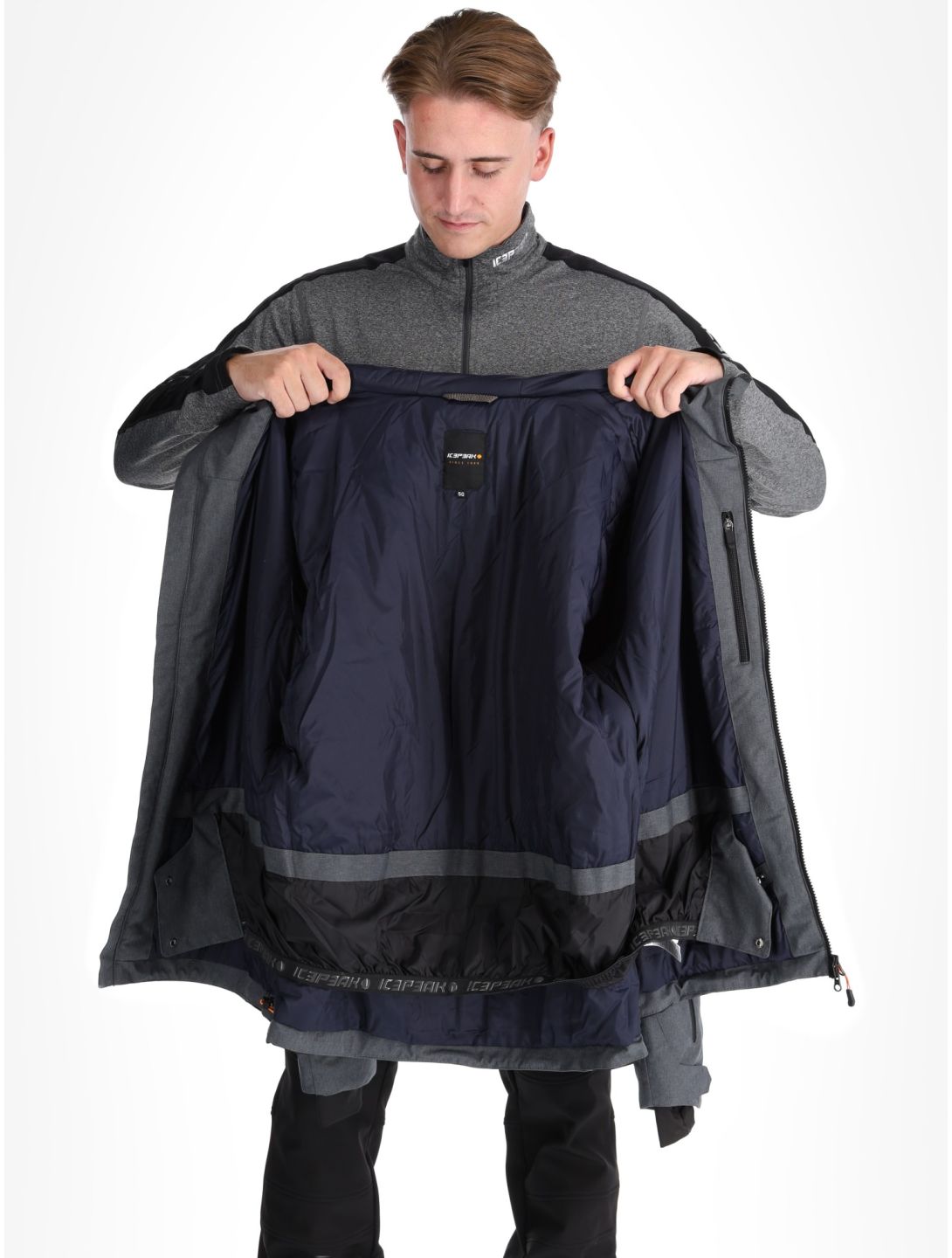 Icepeak, Yaakov veste de ski hommes Black noir 