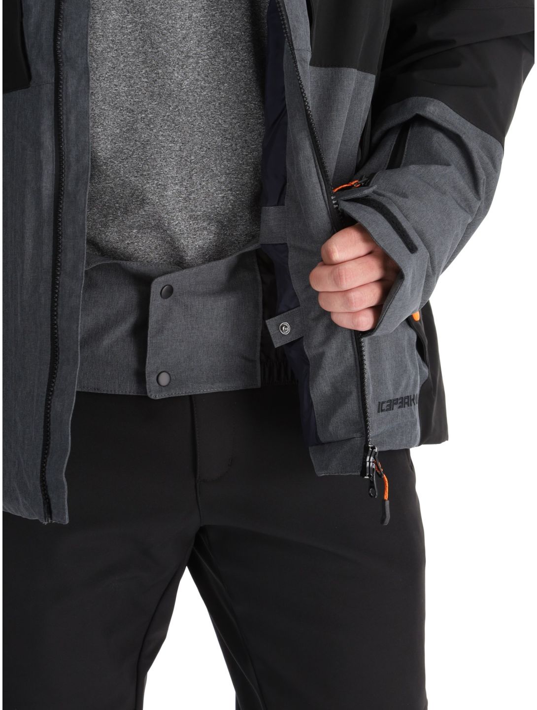 Icepeak, Yaakov veste de ski hommes Black noir 