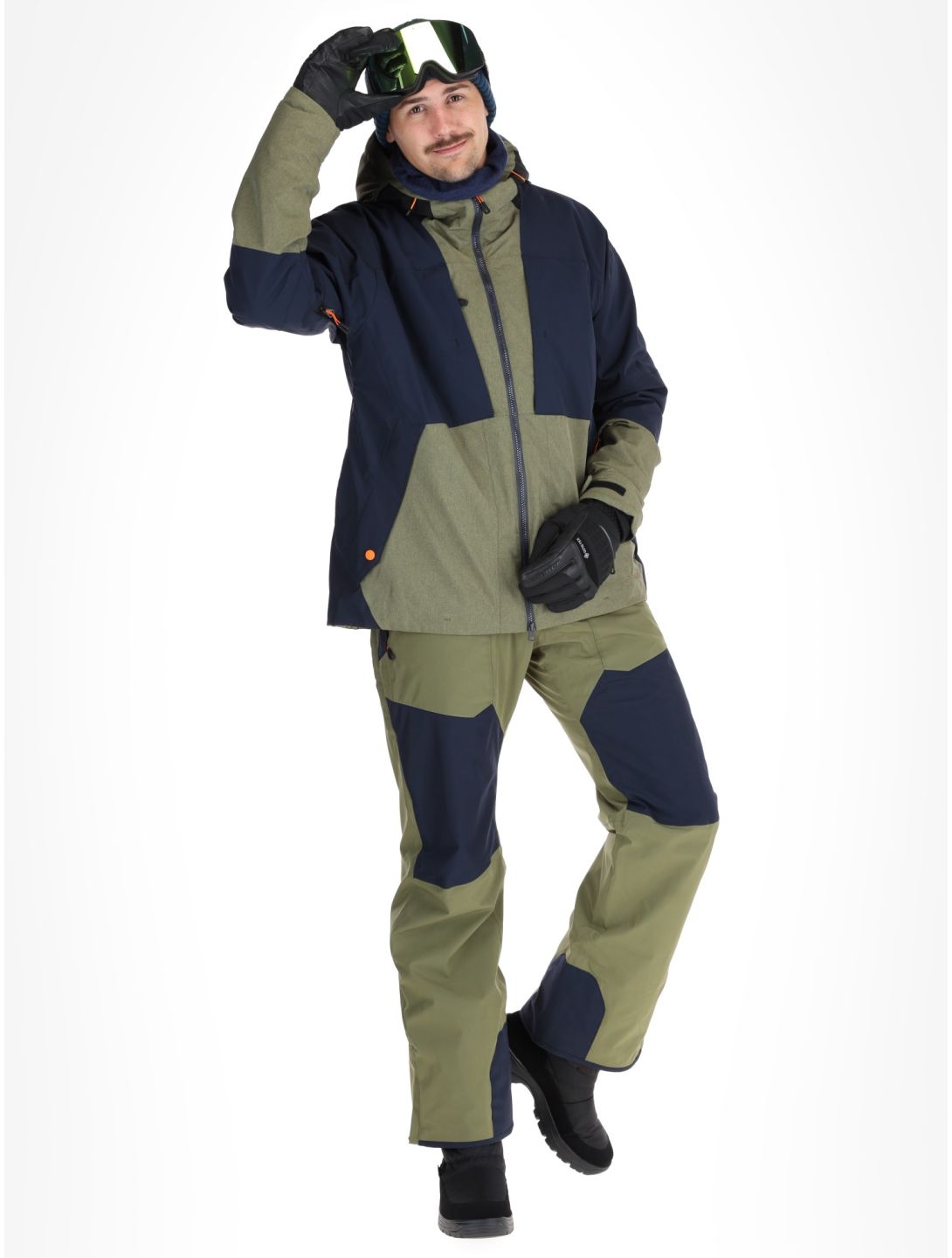 Icepeak, Yaakov veste de ski hommes Olive vert 