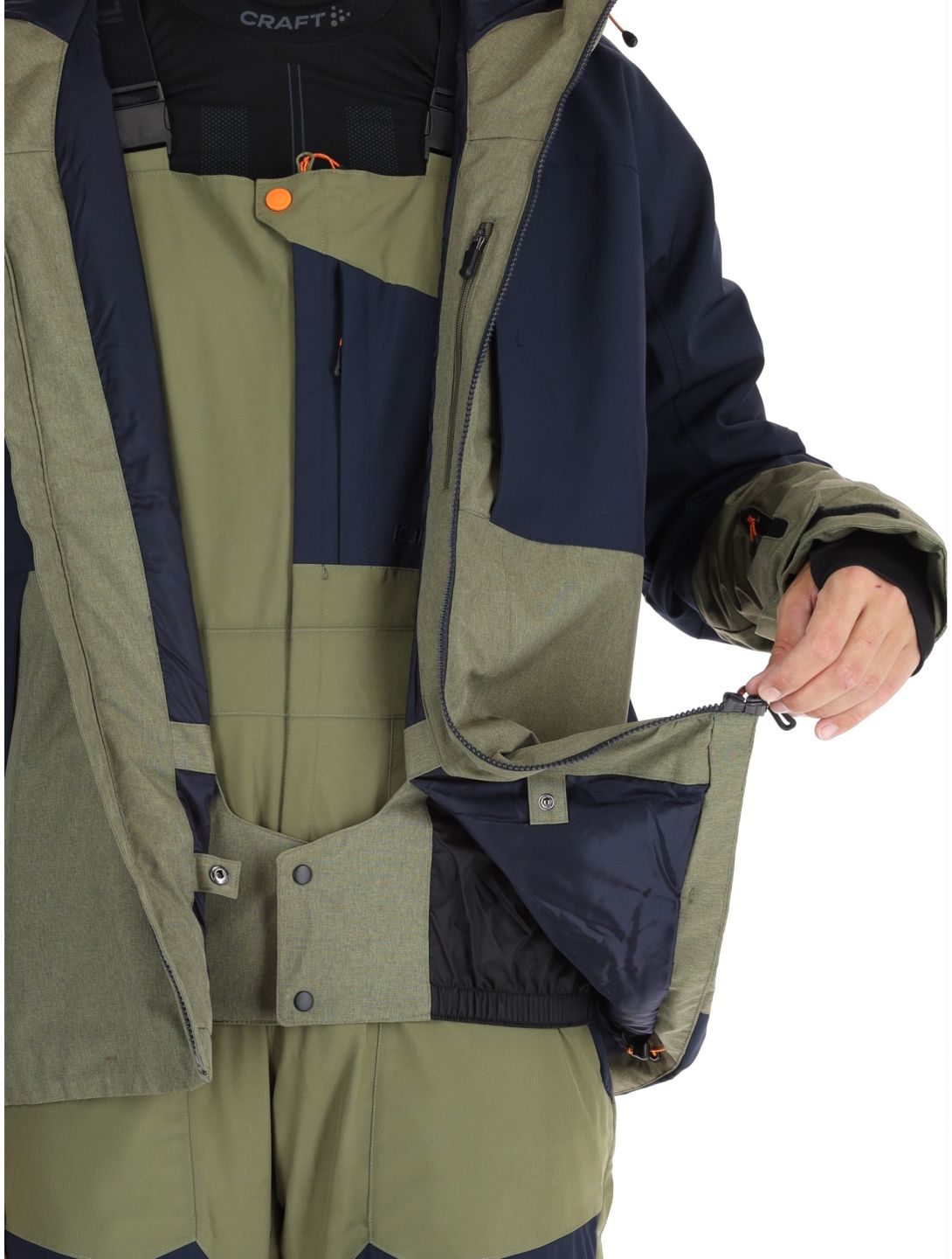 Icepeak, Yaakov veste de ski hommes Olive vert 