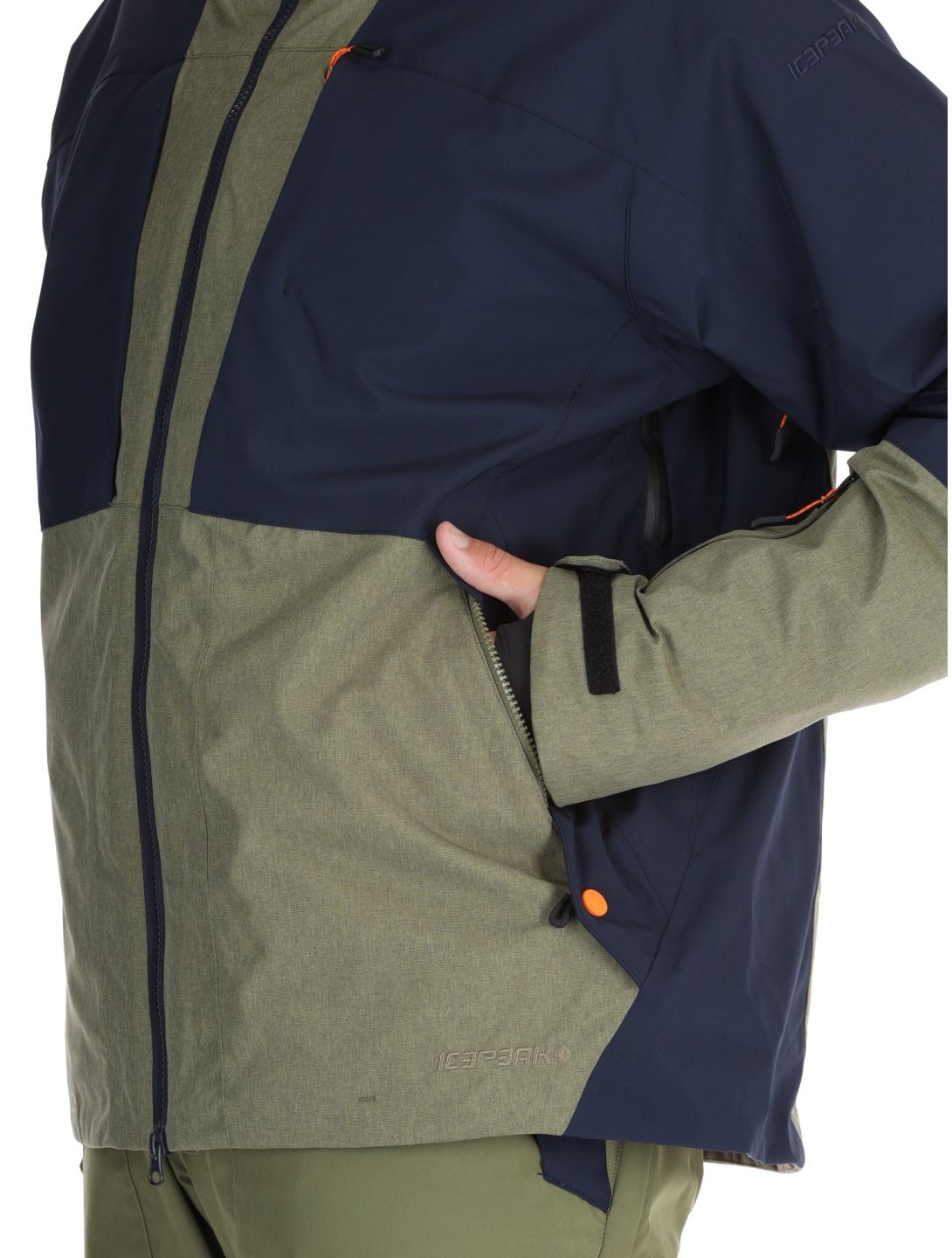 Icepeak, Yaakov veste de ski hommes Olive vert 