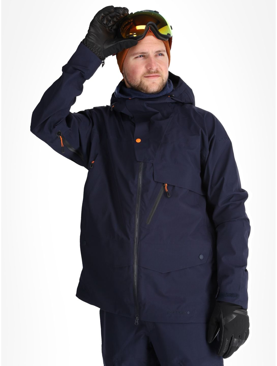 Icepeak, Yaholo veste de ski à coque dure hommes Dark Blue bleu 