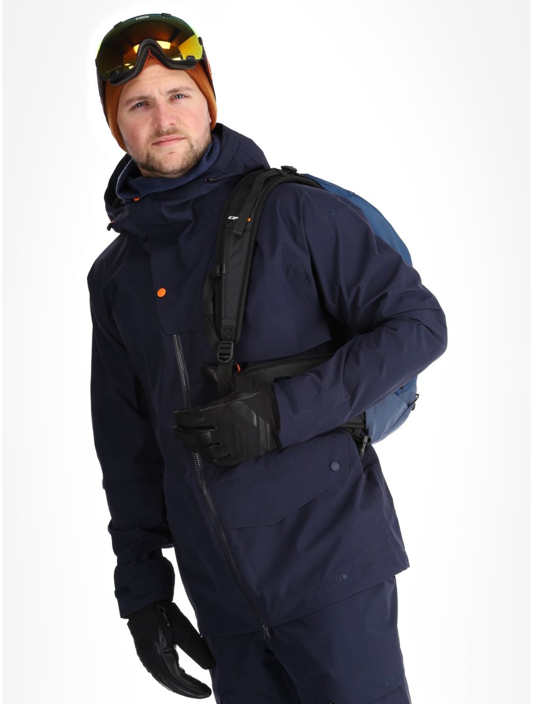 Icepeak, Yaholo veste de ski à coque dure hommes Dark Blue bleu 