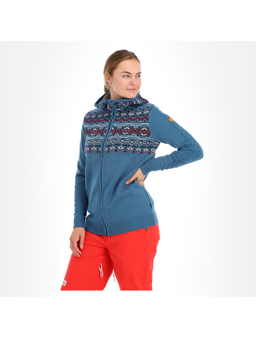 Kama, Sweater Womens gilet femmes bleu 